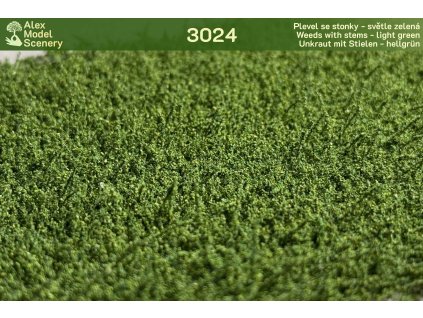 Plevel se stonky - světle zelená