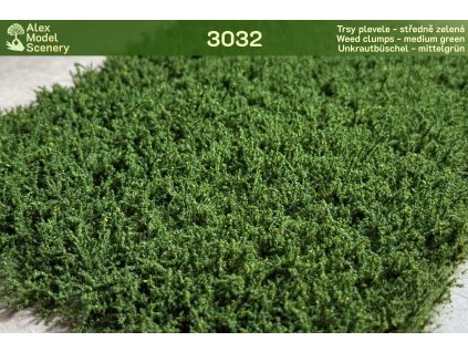 Trsy plevele - středně zelená