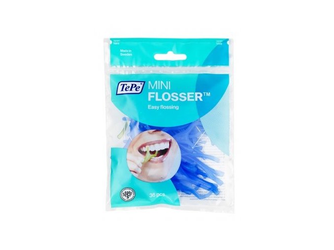 Zubní nit Tepe Mini Flosser v sáčku