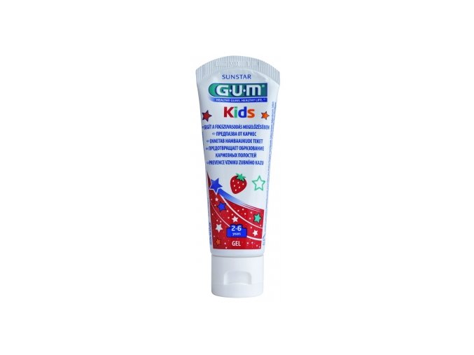 Dětský zubní gel GUM Kids pro předškoláky 2-6 let