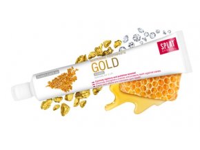 Bělící zubní pasta s extraktem z diamantů a zlata Splat Gold