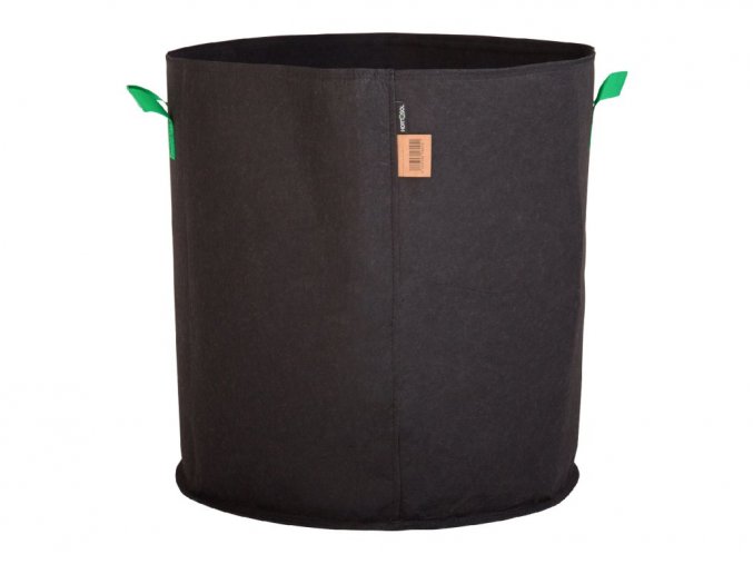 14744 100 liter fabric pot black green 50x53cm 2