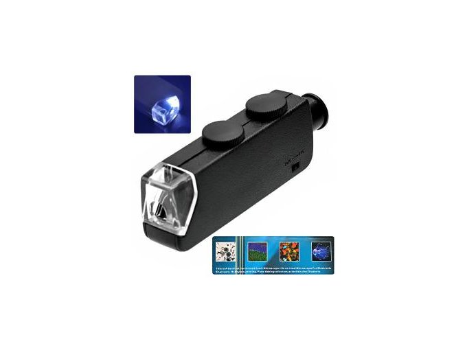 mg10081 1 microscope de poche 60x 100x zoom led lu