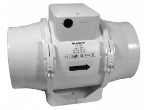 Ventilátor TT 125 - 280/220m3/h - Ø125mm