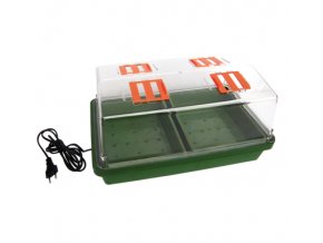 Plastový vyhřívaný sklěníček Neptune Hydroponics 38x24x19cm