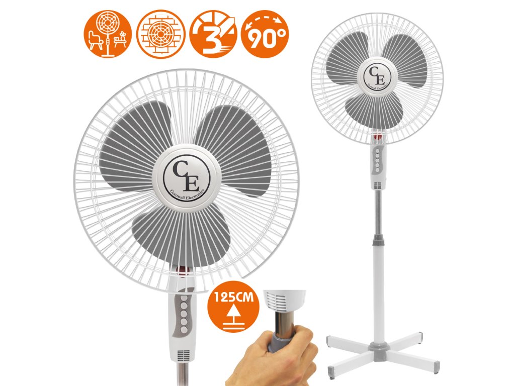 Stojanový oscilačný ventilátor CORNWALL 45W - Ø40cm