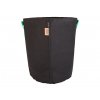 14738 50 liter fabric pot black green 38x45cm 2