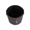 14732 1 25 liter fabric pot black green 30x36cm 3