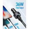 Anker PowerDrive III Duo 36W Power Delivery 2 USB C nabíječka do auta 6