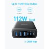 Anker 6v1 (6xUSB, 112W PD) GaN nabíječka 4
