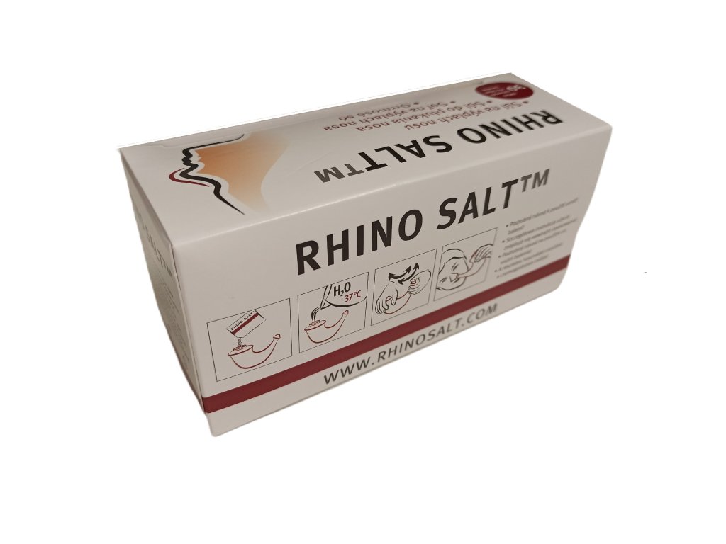 Rhino salt - sůl na výplach nosu - 30 sáčků