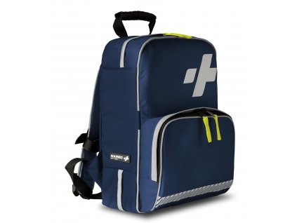 Vybavený  batoh modrý MARBO 10L - osobní lékárnička - TRM 45