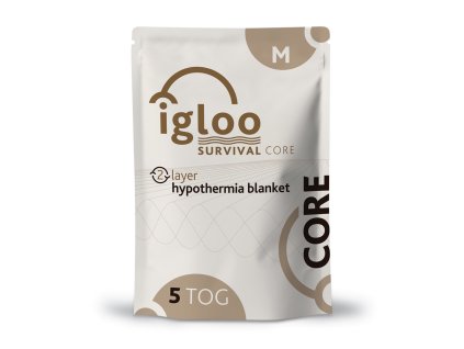 IG009 IGLOO CORE HypothermiaBlanket MEDIUM CoyoteBrown MOCKUP