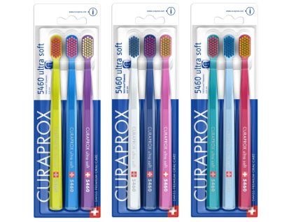 CURAPROX Zubní kartáčky CS Ultra soft 5460 3-pack