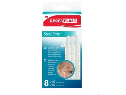 3M Spofaplast 801 Steri-Strip náplasťové stehy 8 ks