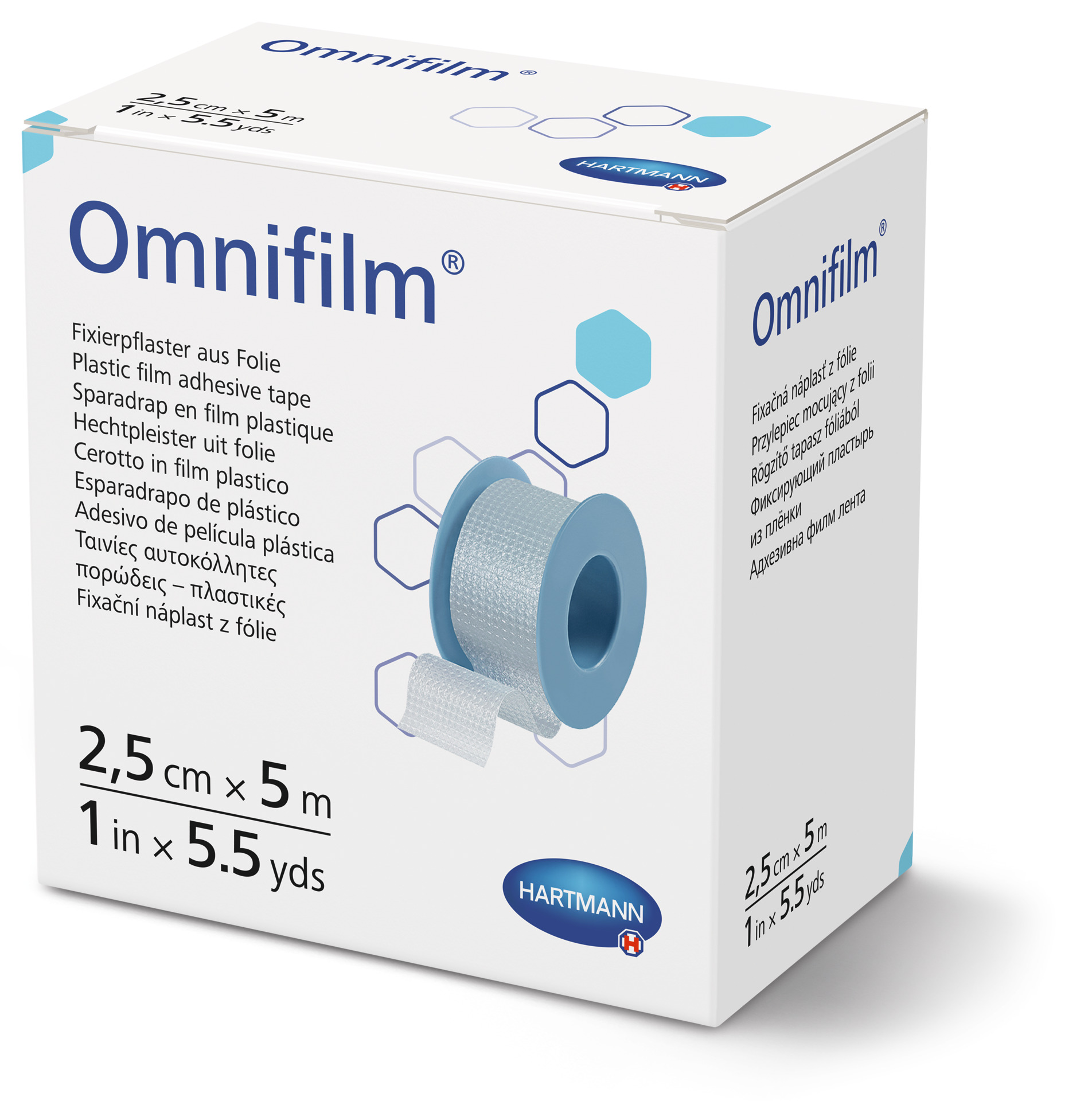 Náplast Omnifilm® - 2,5 cm x 5 m