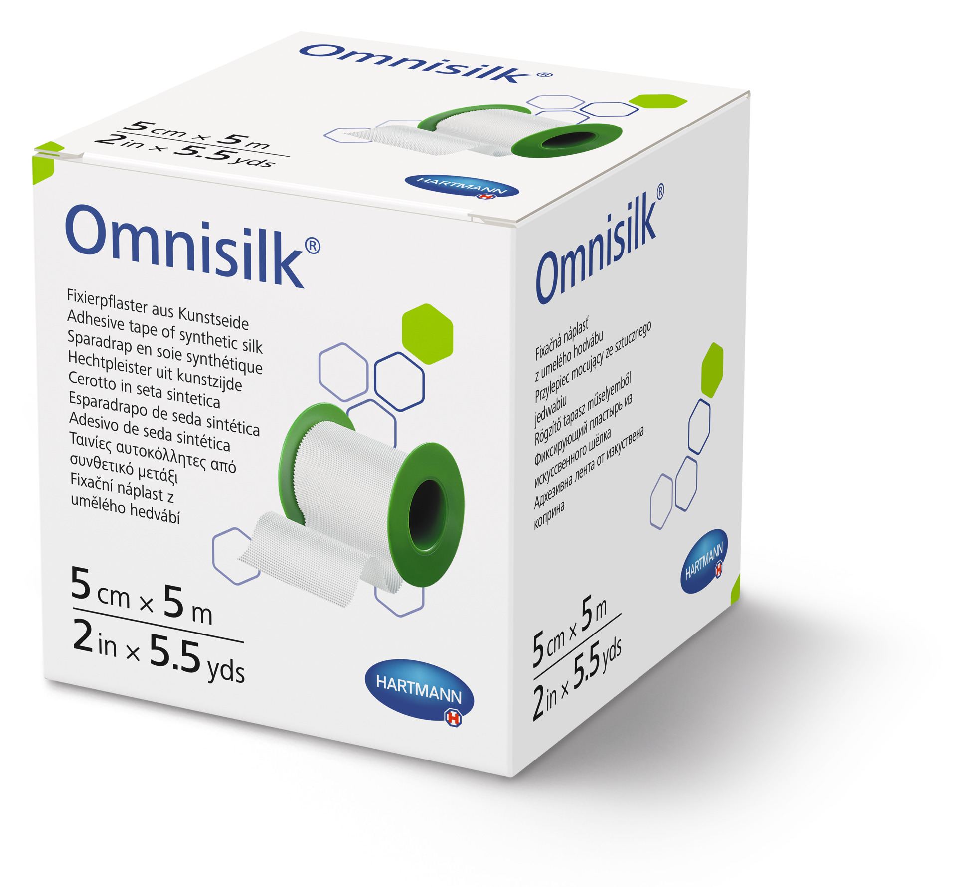 Hartmann Náplast Omnisilk - 5 cm x 5 m
