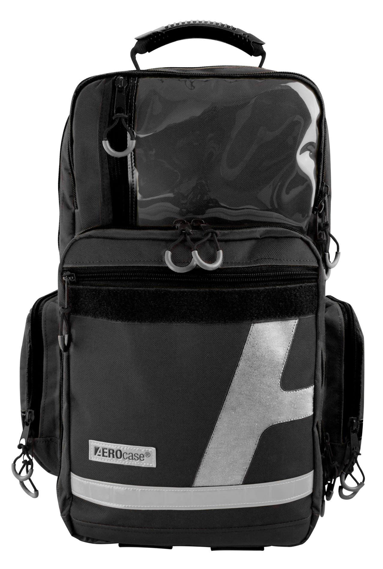 HUM  Německo HUM AEROcase - Pro1R PL1C - zdravotnický batoh - ČERNÝ - polyester