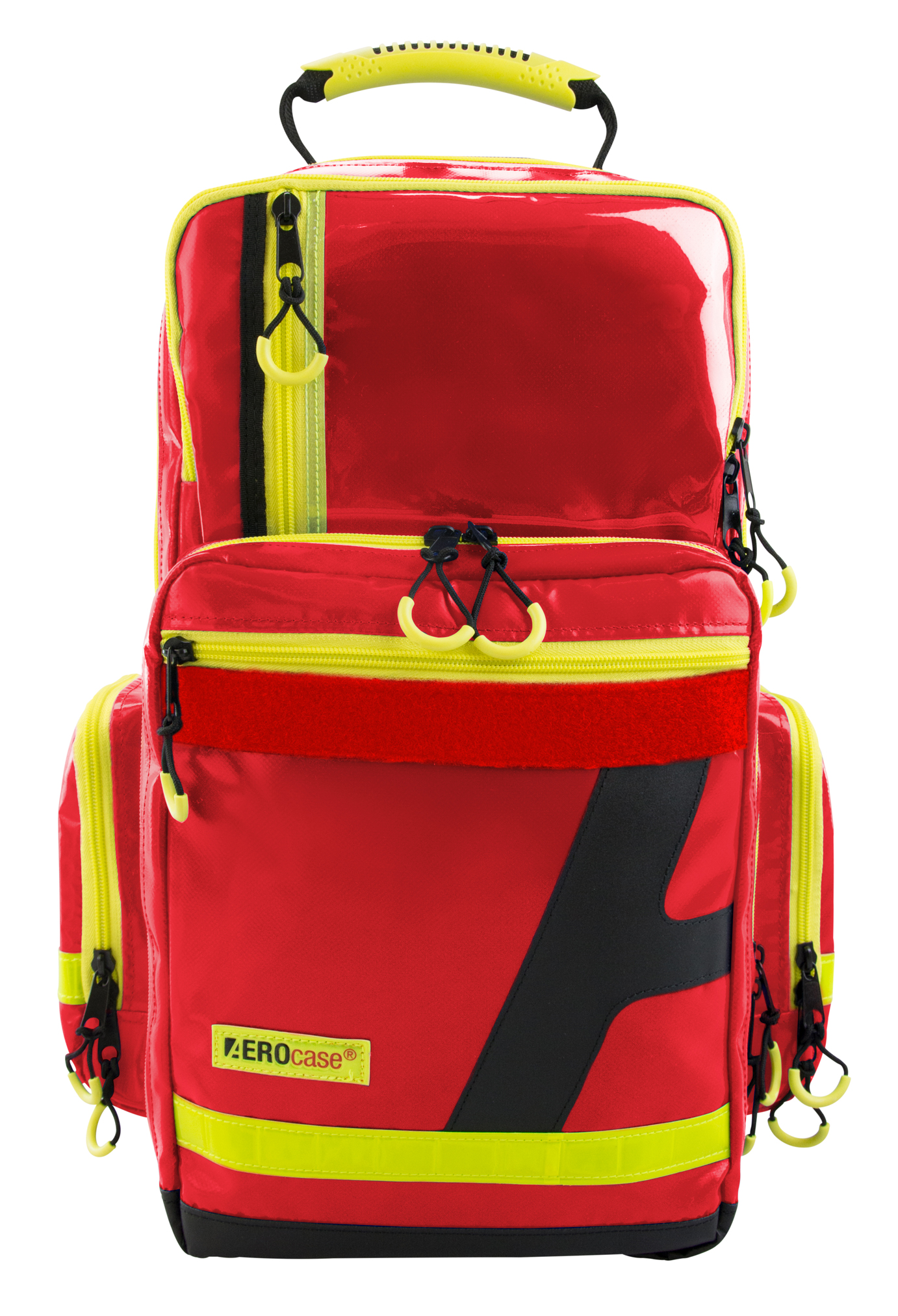 HUM  Německo HUM AEROcase - Pro1R PL1C - zdravotnický batoh - ČERVENÝ - PLANE