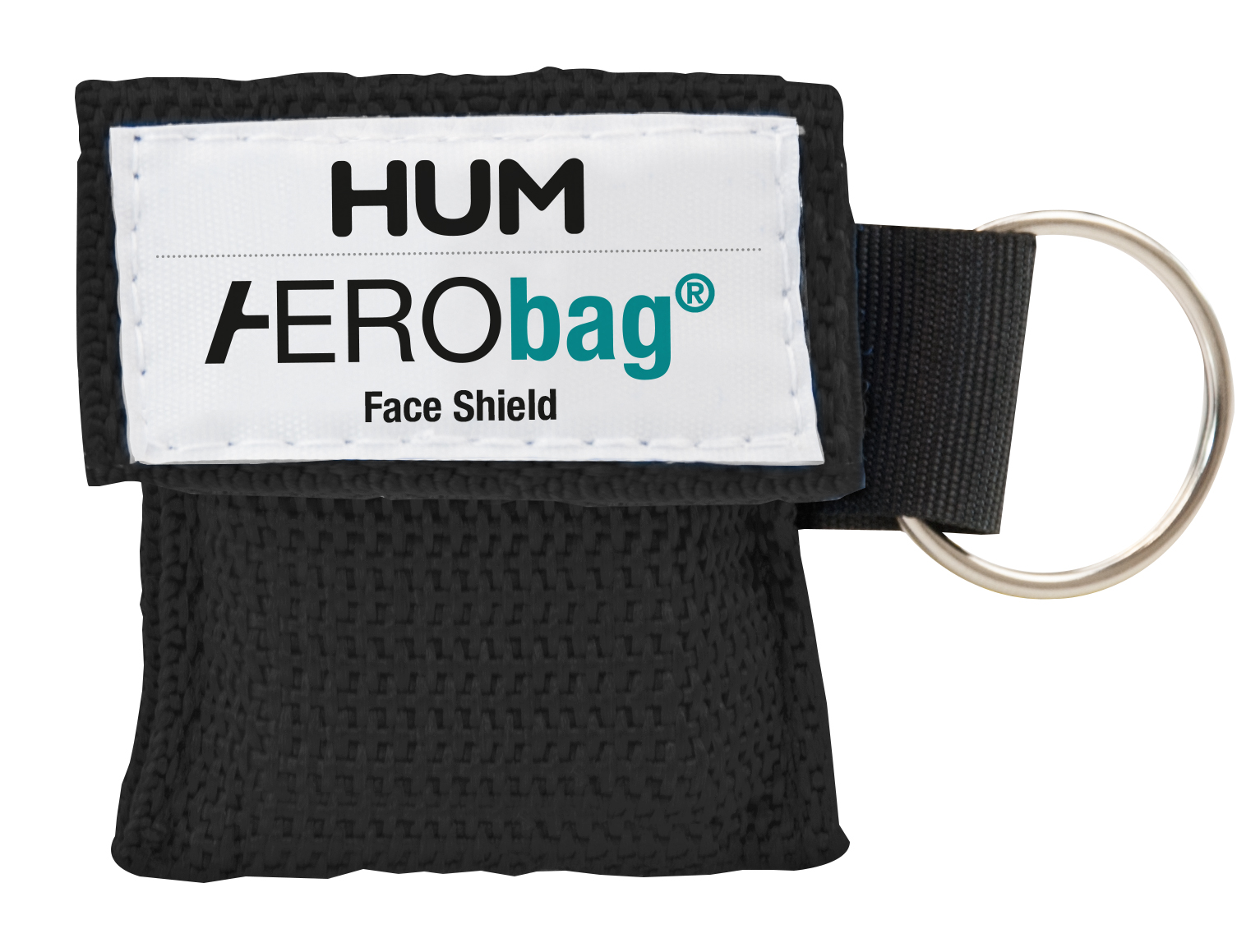HUM  Německo Resuscitační rouška - klíčenka Barva: černá