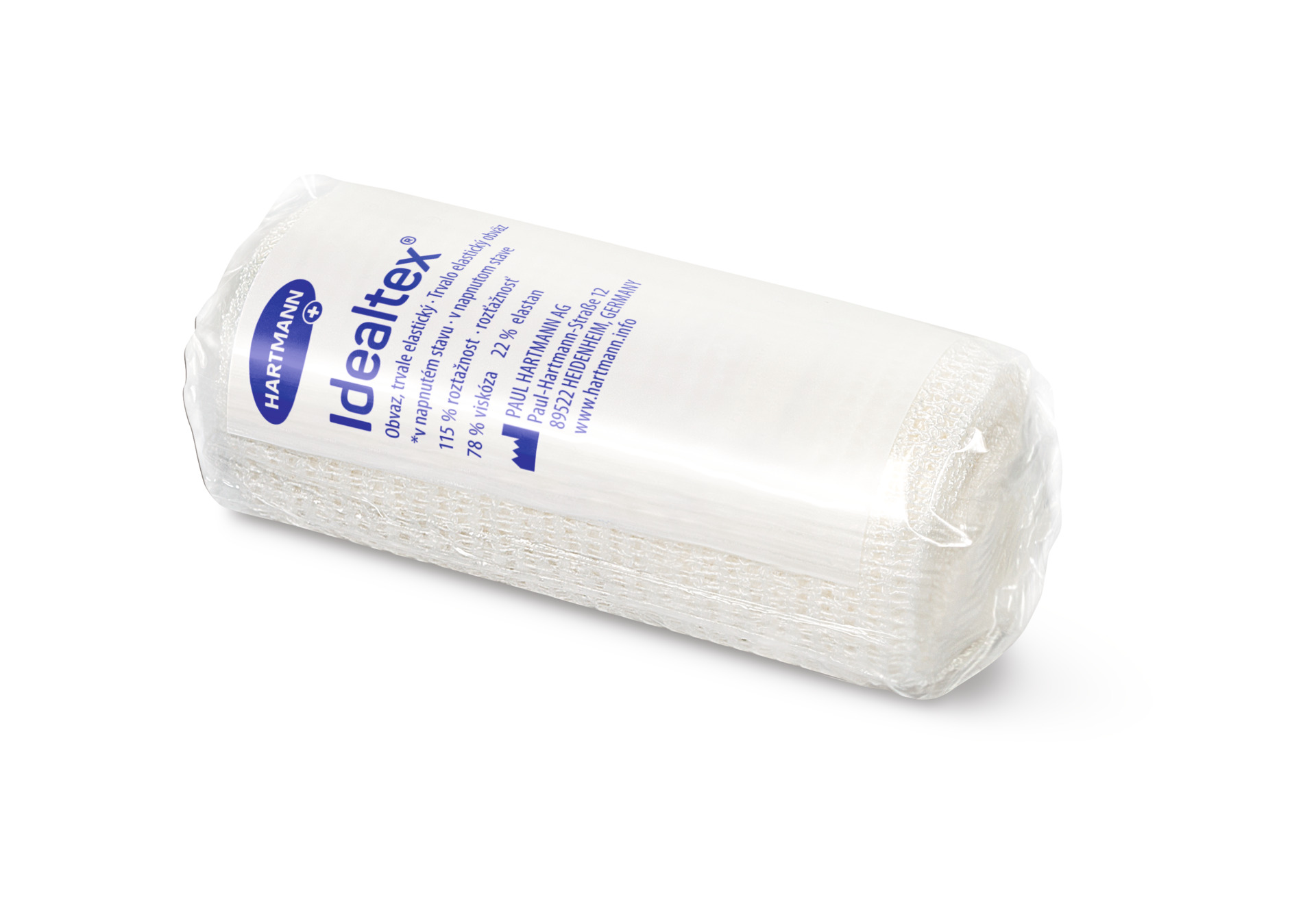 Hartmann Obinadlo elastické Idealtex 8 cm x 5 m