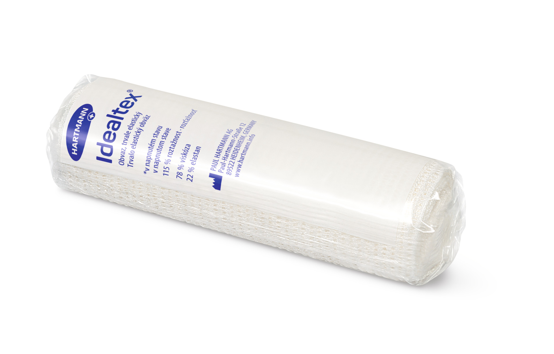 Hartmann Obinadlo elastické Idealtex 12 cm x 5 m