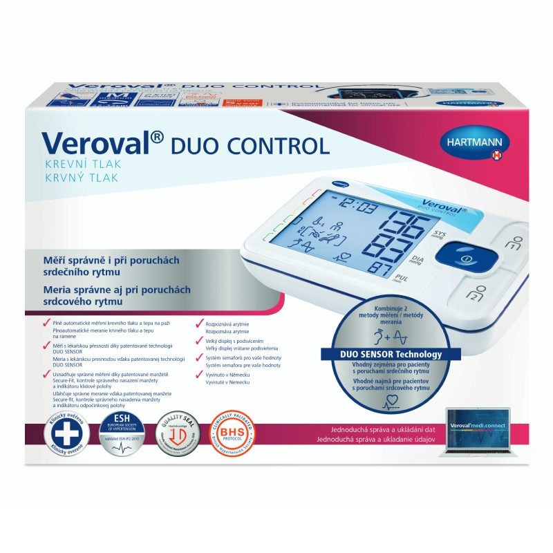 Hartmann Tlakoměr Veroval duo control Velikost: M