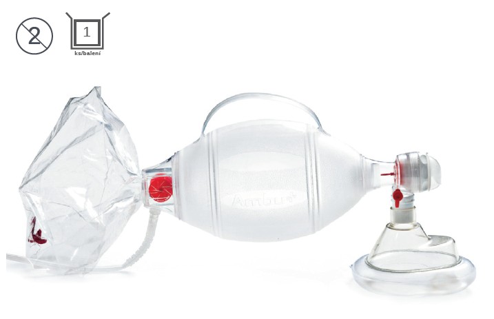 Laerdal Medical ambuvak (resuscitační vak) jednorázový SPUR II pro dospělé