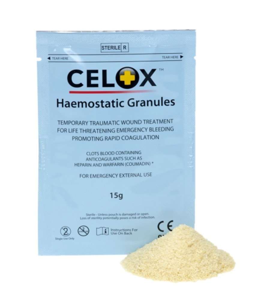 Medtrade Products Ltd CELOX 15g - hemostatické granule