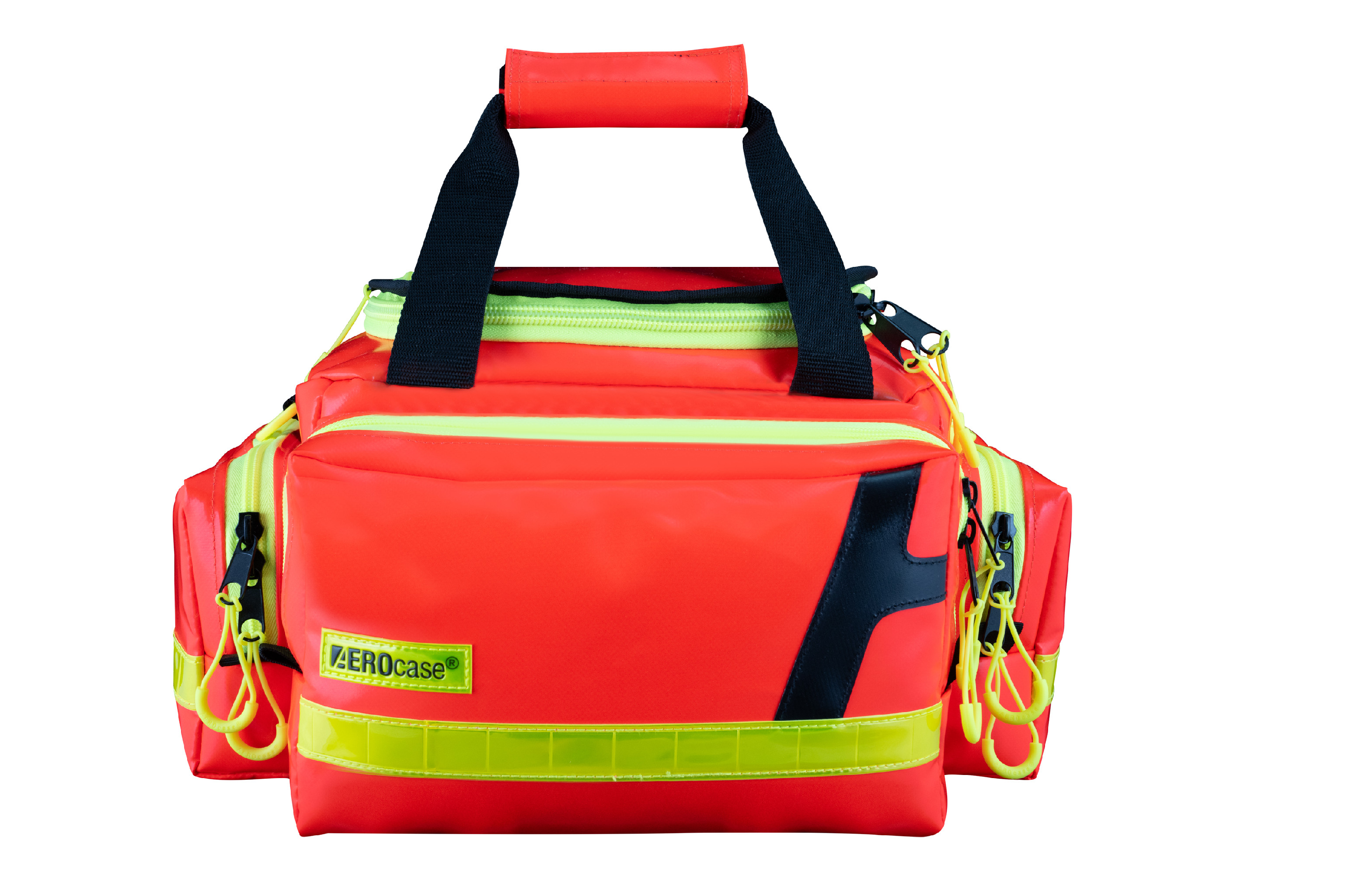 HUM  Německo HUM AEROcase RESCUEBAG S (Pro1R BS1) – malá voděodolná záchranářská brašna 37×21×27 cm Barva: Zářivá červená (RAL 3024)