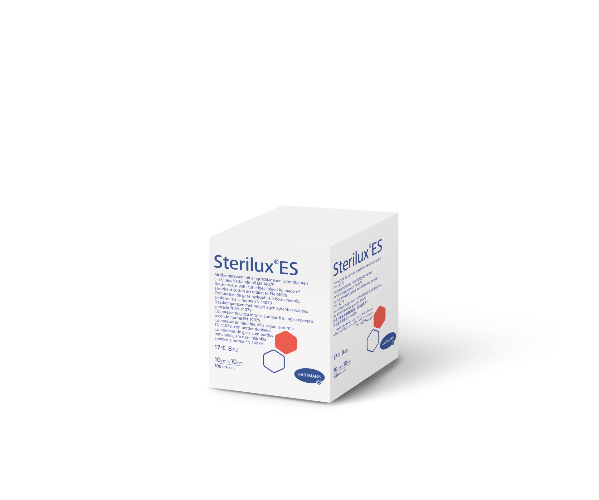 Hartmann Sterilux ES 7,5x7,5cm nesterilní 13/8 (100ks)