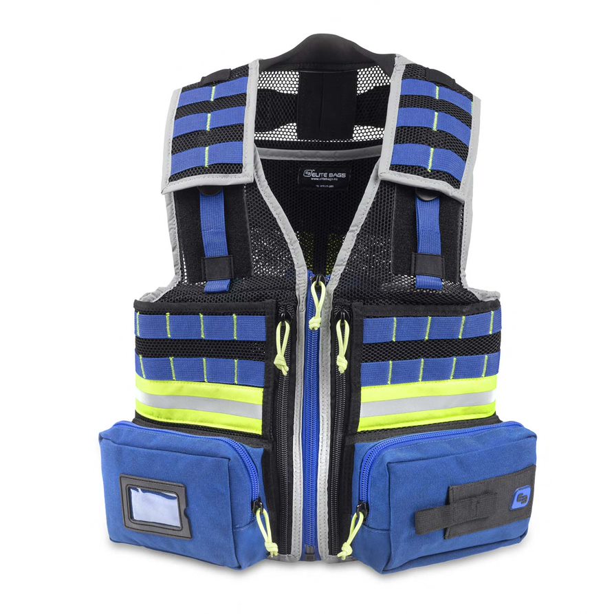 ELITE BAGS E-VEST’S Víceúčelová vesta Barva: modrá L/XL