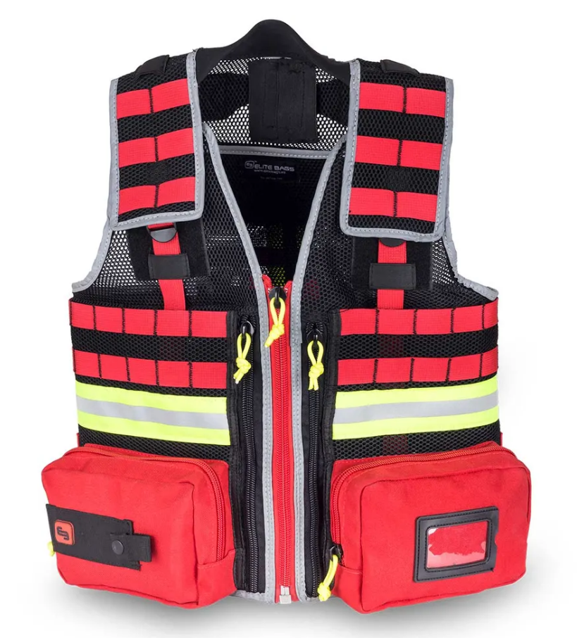 ELITE BAGS E-VEST’S Víceúčelová vesta Barva: červená S/M