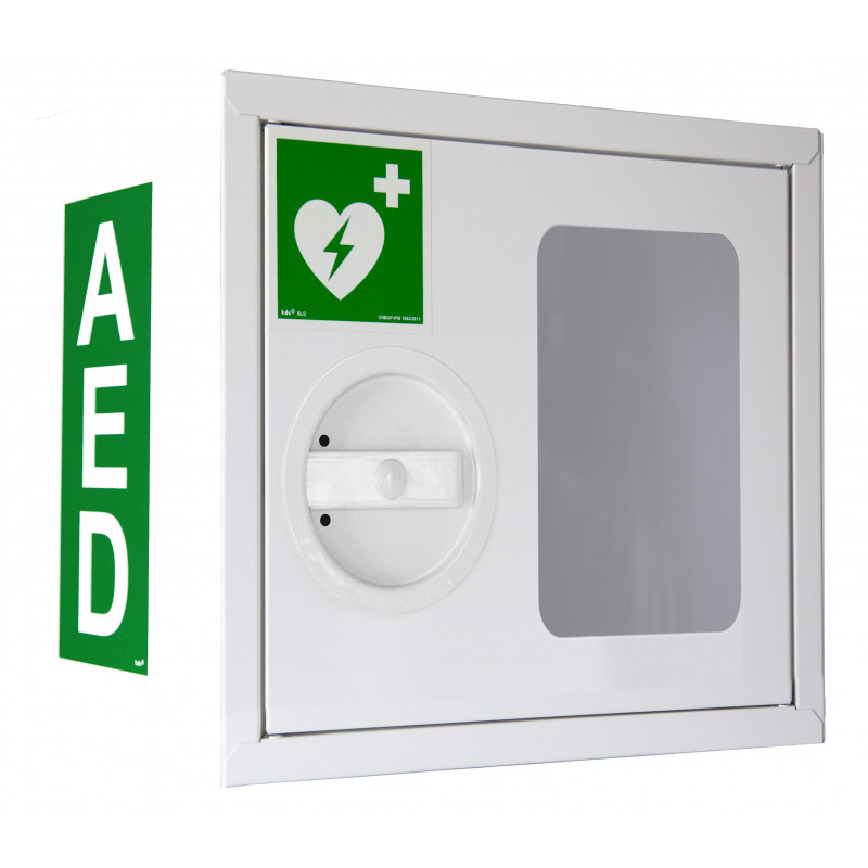 SUPRON 3 Skříňka na defibrilátor (AED) s alarmem, madlo