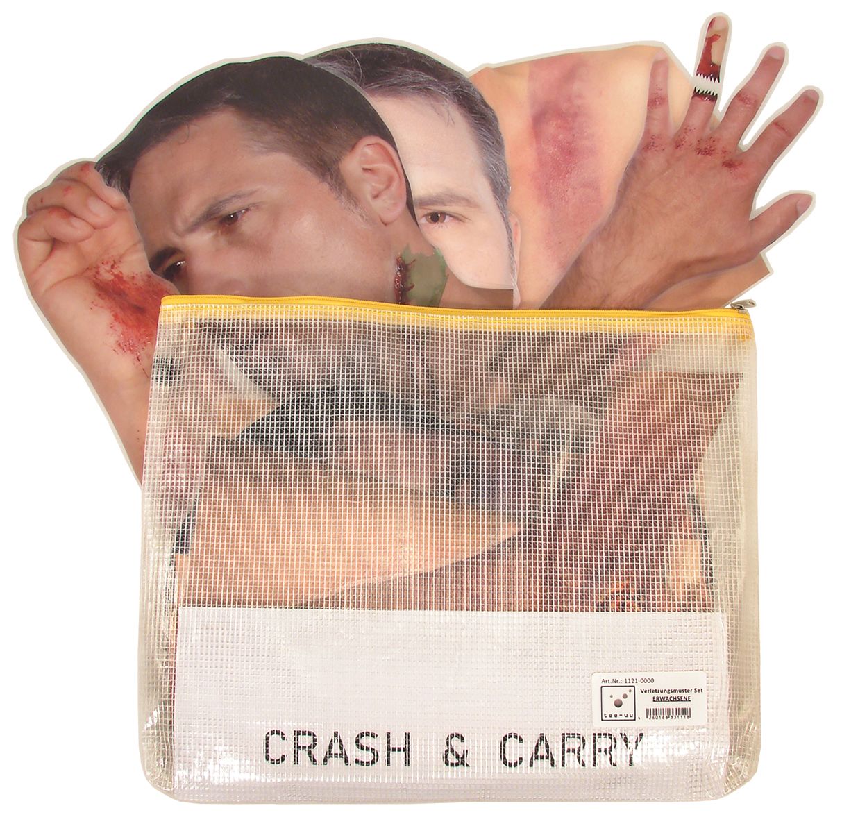 tee-uu VZORY ZRANĚNÍ pro cvičnou figurínu CRASH & CARRY