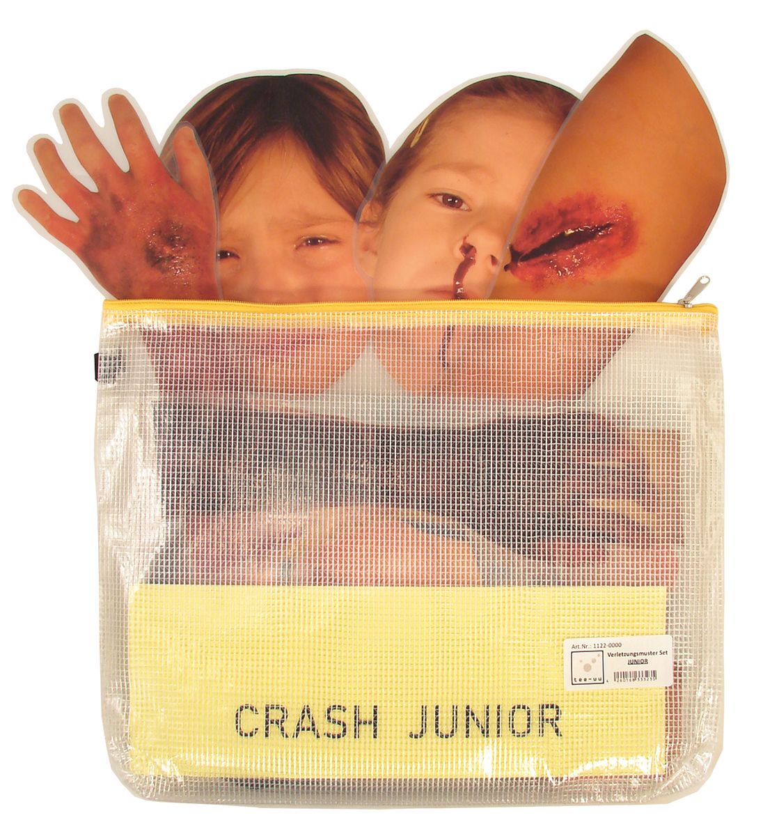 tee-uu VZORY ZRANĚNÍ pro cvičnou figurínu CRASH Junior