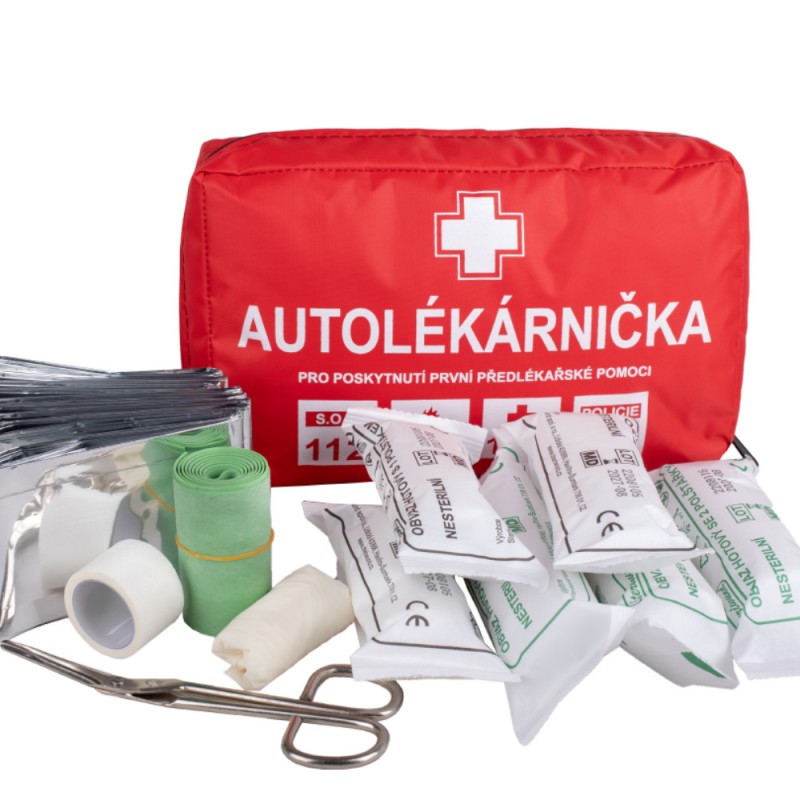 Autolékárnička textilní typ I, vyhláška 206/2018