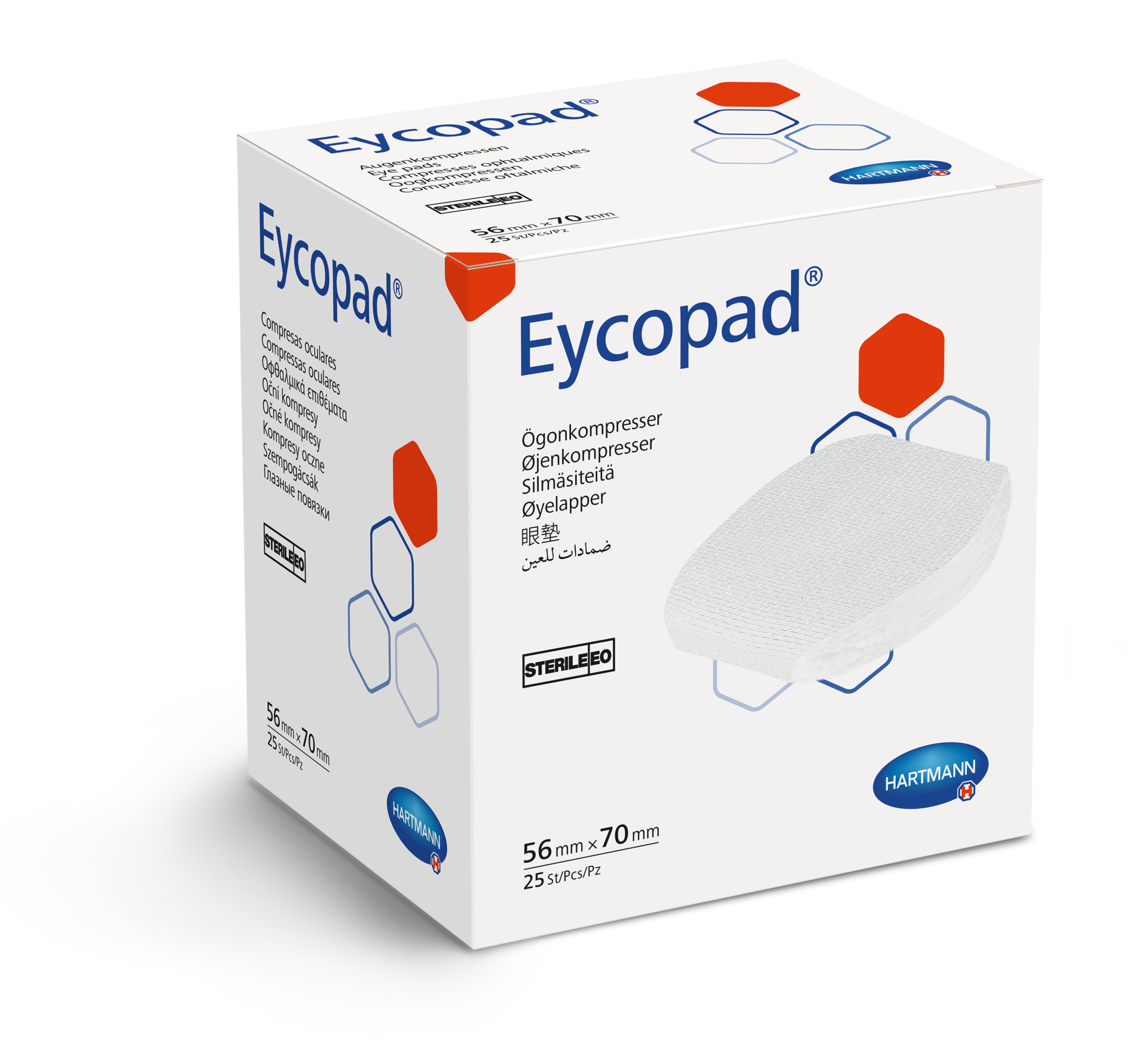 Eycopad Oční kompres s protektivním účinkem 5,6 x 7 cm 1ks