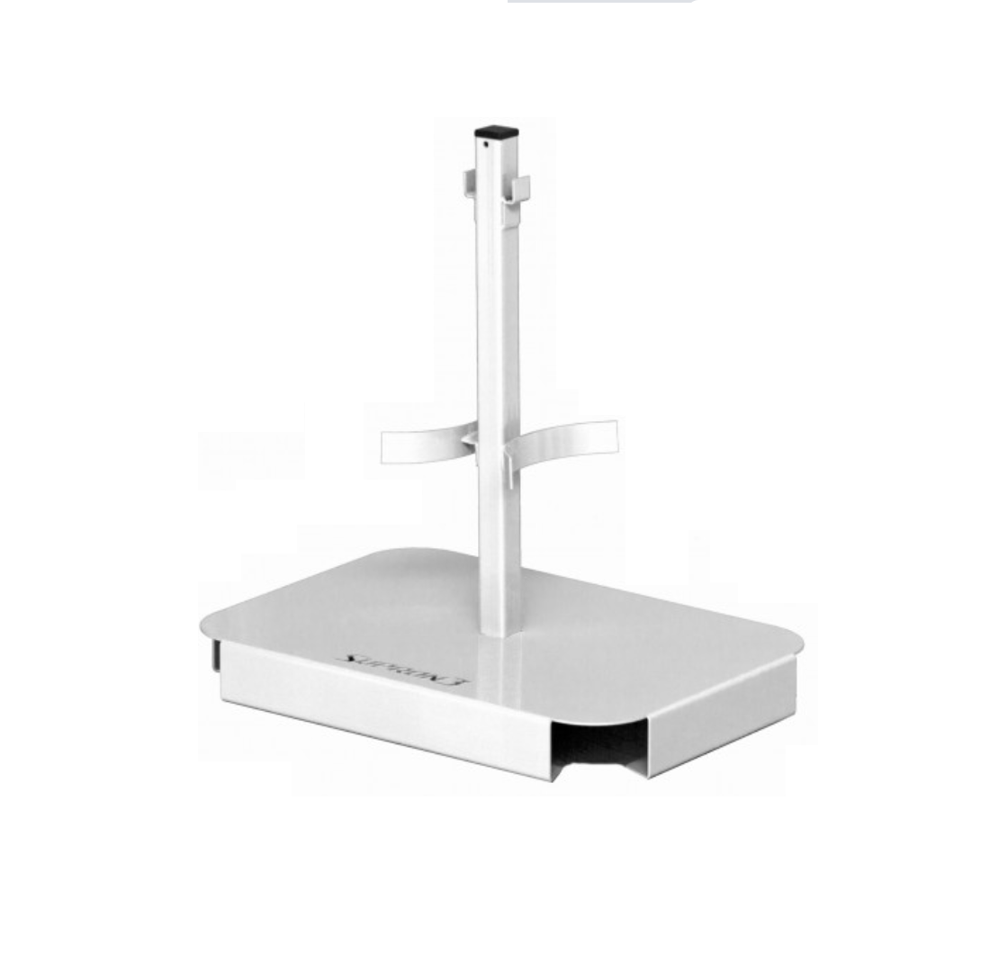 Kovový stojan na 2 hasicí přístroje Barva: Bílá