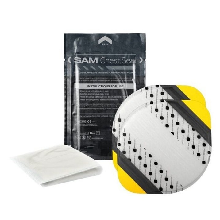 SAM Chest Seal - hrudní krytí bez ventilu (2 ks)