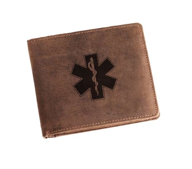 Kožená peněženka Záchranář