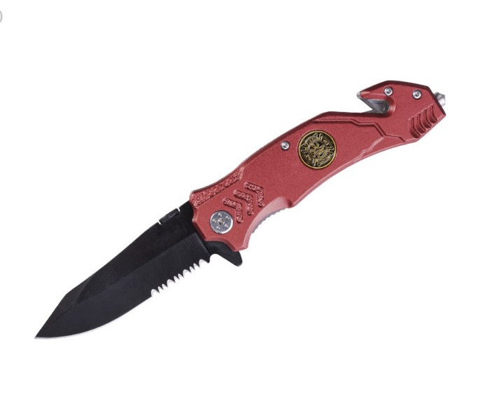 Hasič - záchranářský nůž MIL-TEC Barva: červená