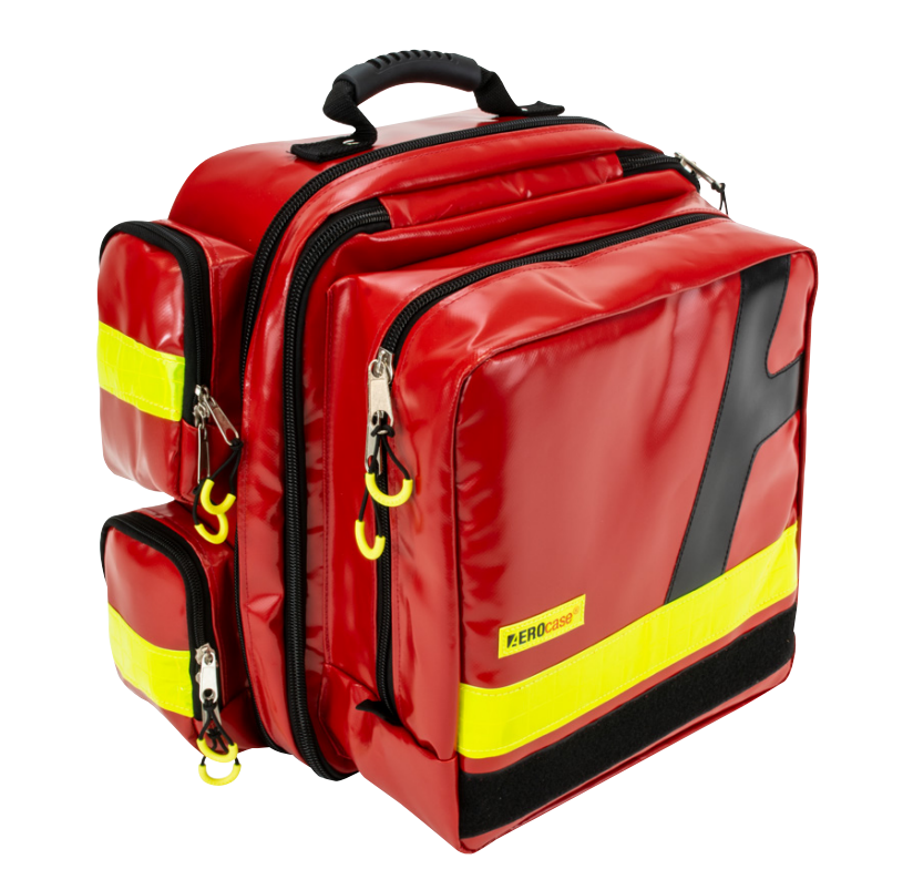 HUM  Německo HUM AEROcase AED záchranářský voděodolný pohotovostní batoh EPMC