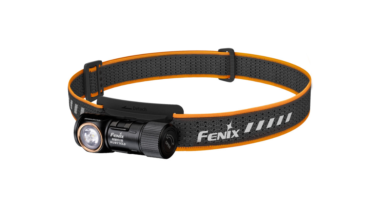 Nabíjecí čelovka Fenix HM51R Ruby V3.0 Barva: oranžová