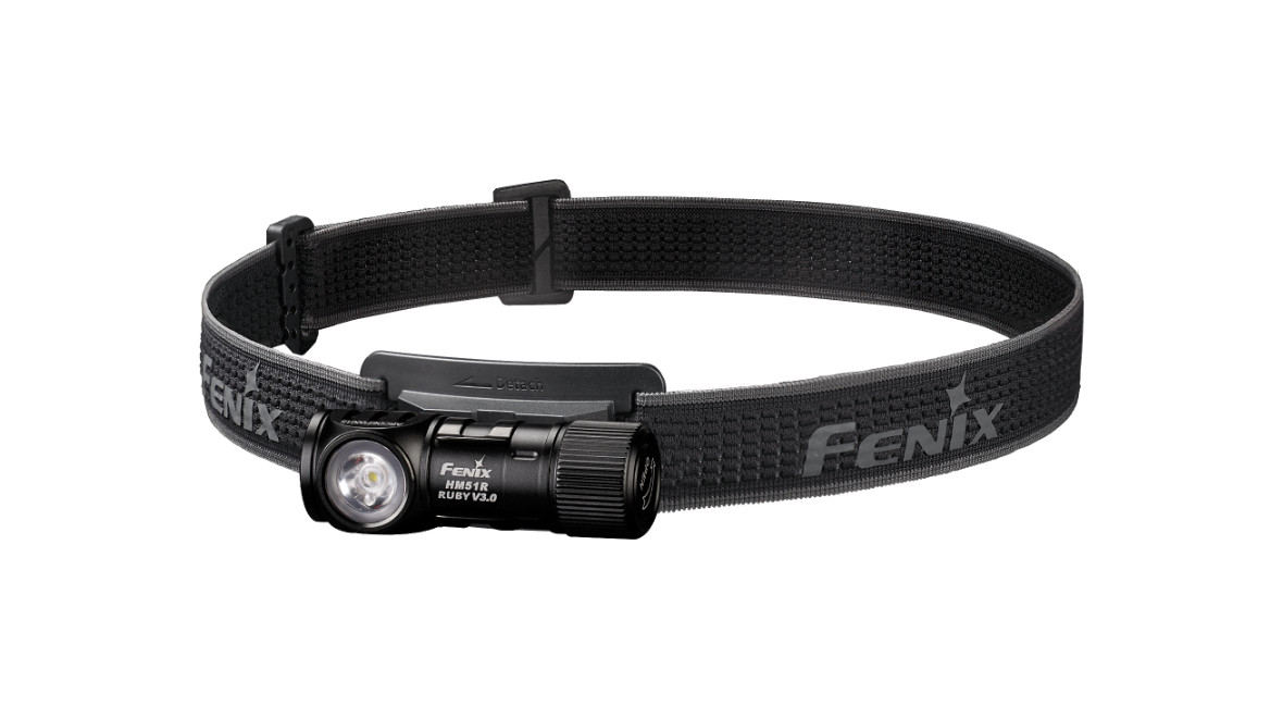 Nabíjecí čelovka Fenix HM51R Ruby V3.0 Barva: černá