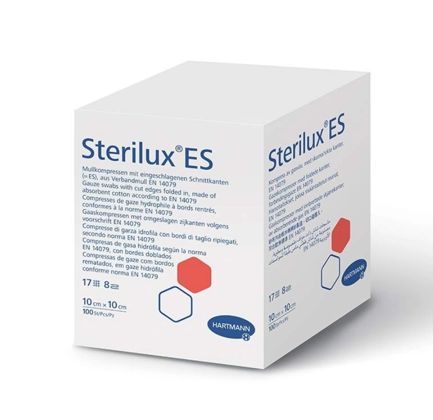 Hartmann Sterilux ES 7,5x7,5cm nesterilní 13/8 (10ks)