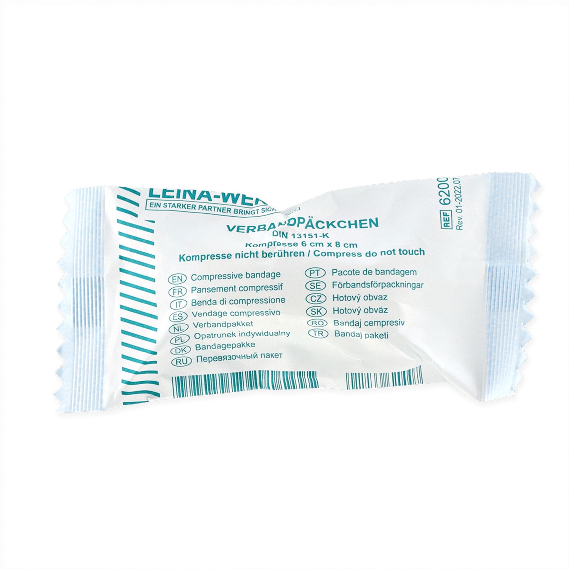 Leina Werke Obvaz hotový 6 cm x 8 cm dle DIN 13151-K