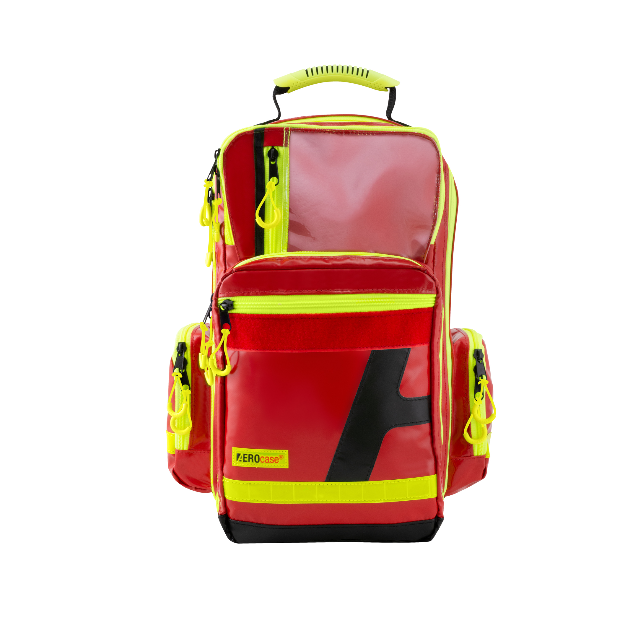 Vybavený voděodolný zdravotnický batoh HASIČ