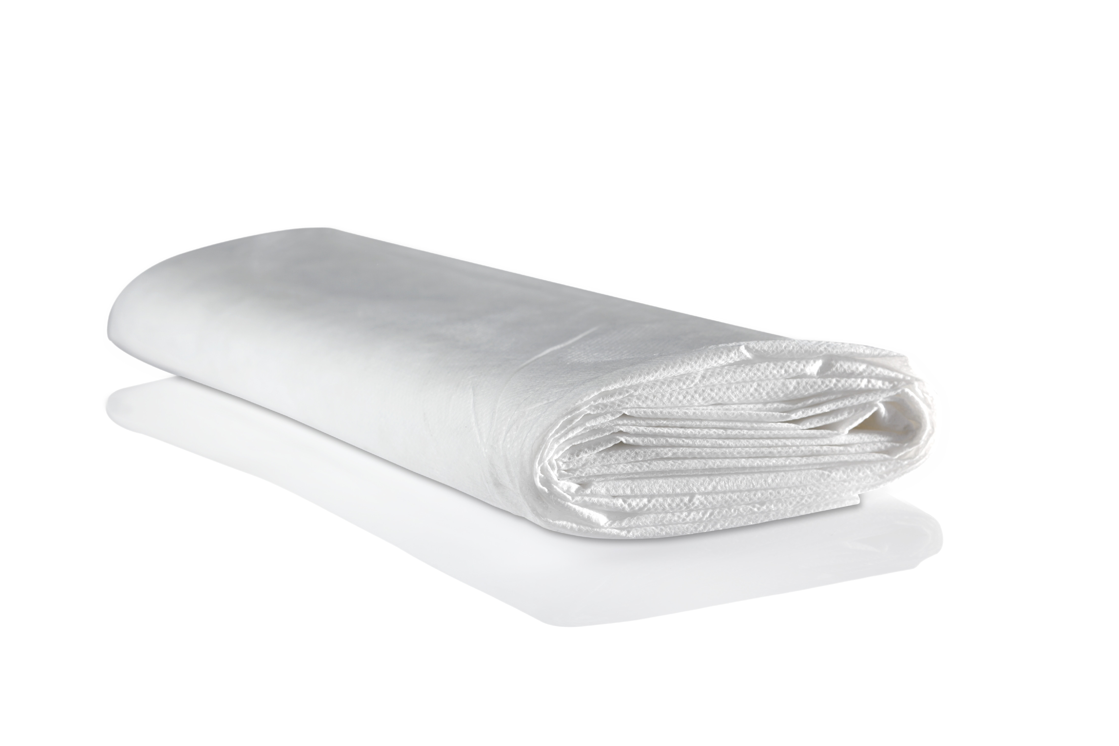 Laminované jednorázové prostěradlo z netkané textilie, bílé, 80x210cm (25ks/bal)