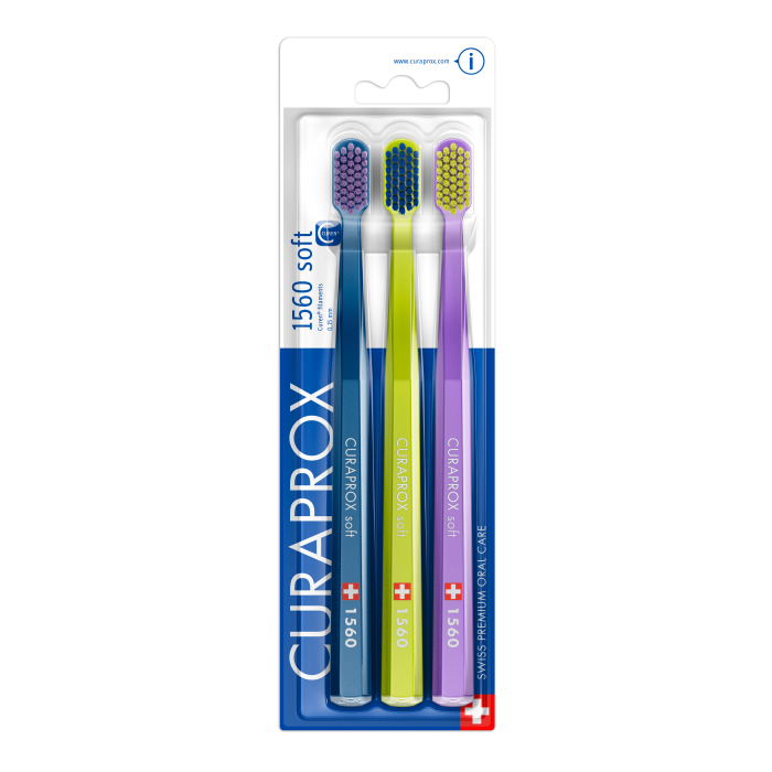 CURAPROX Zubní kartáčky CS Soft 1560 3-pack